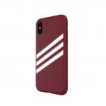 Adidas OR Moulded PU Suede iPhone X/XS collegiate burgundy 33282 - imagine 2