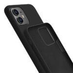 3MK Silicone Case iPhone 11 / Xr 6,1" black - imagine 4