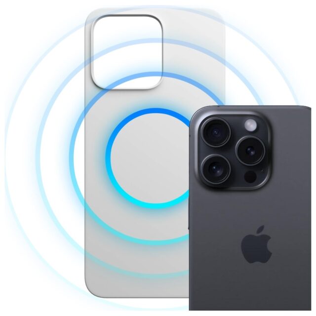 3MK Hardy MagSilicone Case for Apple iPhone 15 Pro Silver - imagine 3