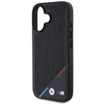 BMW BMHMP16M23PUPDK iPhone 16 Plus 6.7" black hardcase M Perforated Tricolor Line MagSafe - imagine 6