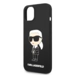 .Karl Lagerfeld KLHMP14MSNIKBCK iPhone 14 Plus / 15 Plus 6,7" hardcase black Silicone Ikonik Magsafe - imagine 6