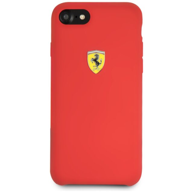 Ferrari Hardcase FESSIHCI8RE iPhone 7/8/ SE2020 red Silicone - imagine 5