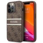 Guess GUHCP13X4GDBR iPhone 13 Pro Ma x6,7" brown hardcase 4G Stripe