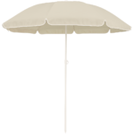 Black Forest Compact Beach Umbrella, 1.8m Beige - imagine 3
