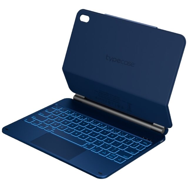 Case Typecase Edge with Keyboard for iPad 11“ (A16) 2025 / iPad 10.9” 2022 Pacific Blue - imagine 4