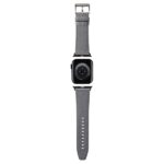 Karl Lagerfeld Strap KLAWMSAKLHPG Apple Watch 38/40/41mm silver strap Saffiano Monogram - imagine 2