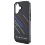 BMW BMHCP16M23HTRAK iPhone 16 Plus 6.7" black hardcase Motorsport IML Random Stripes - imagine 6