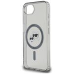 Case Karl Lagerfeld IML Metal Karl & Choupette Heads MagSafe for iPhone 16e black - imagine 6