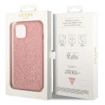 Guess GUHCP14SHGGSHP iPhone 14 / 15 / 13 6.1" pink hard case Glitter Script - imagine 8