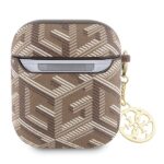 Guess GUA2PGCE4CW AirPods 1/2 cover brown GCube Charm - imagine 2