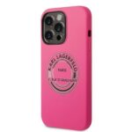 Karl Lagerfeld KLHCP14XSRSGRCF iPhone 14 Pro Max 6,7" hardcase pink Silicone RSG - imagine 2