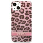 Guess GUHCP13SHSLEOP iPhone 13 mini 5,4" pink hardcase Leopard - imagine 3