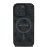 Guess GUHMP16LG4GFRK iPhone 16 Pro 6.3" black hardcase 4G Ring Classic Logo MagSafe - imagine 3