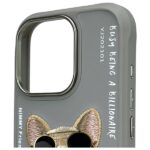 Nimmy case iPhone 16 Pro Max 6.9" gray Glasses Cool Dog - imagine 3