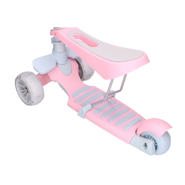 Extralink Kids Scooter Bambino Speedster Pink - Kids Balance Bike and Scooter - imagine 5