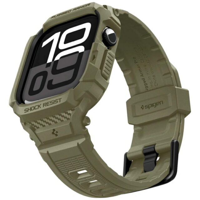 Pasek Spigen Rugged Armor Pro V2 do       Apple Watch 10 / 11 46mm khaki - imagine 7