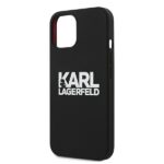 Karl Lagerfeld KLHCP13MSLKLRBK iPhone 13 / 14 / 15 6,1" Silicone Stack Logo black - imagine 6