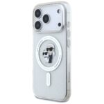Karl Lagerfeld IML Karl Choupette Glitter MagSafe Case for iPhone 17 Pro Clear - imagine 2