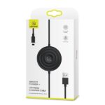 USAMS Wireless Charger US-CC096 10W with Lightning Cable black CC96WH01