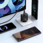 USAMS Charger 1xUSB-C+1xUSB 45W(only head) GaN PD3.0 +QC3.0 Fast Charging black/blackCC178TC01 - imagine 6