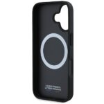 BMW BMHMP16S23PUPDK iPhone 16 6.1" black hardcase M Perforated Tricolor Line MagSafe - imagine 7