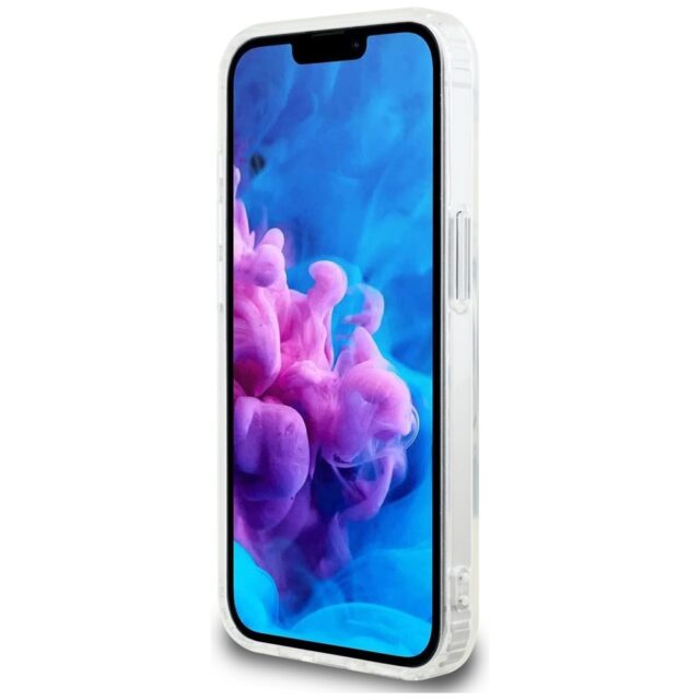 Case Karl Lagerfeld IML Metal Karl & Choupette Heads MagSafe for iPhone 16e white - imagine 5