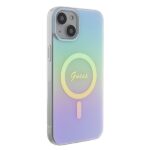 Guess GUHMP15MHITSQ iPhone 15 Plus/ 14 Plus 6.7" turquoise hardcase IML Iridescent MagSafe - imagine 4