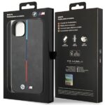 Case BMW BMHMP14M22PVTA iPhone 14 Plus / 15 Plus 6.7" grey Quilted Tricolor MagSafe - imagine 8