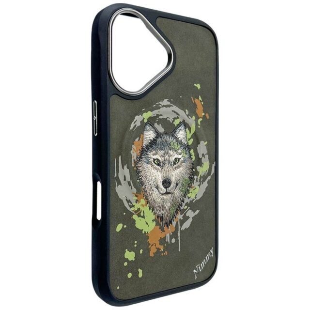 Nimmy Wolf MagSafe case for iPhone 16 dark grey - imagine 5