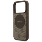 Case Guess 4G Circle Classic Logo        MagSafe for iPhone 17 Pro brown - imagine 6