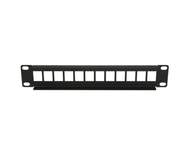 Extralink 12 Port 10" | Patchpanel | Modular, 12 ports - imagine 5