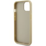 Guess GUHCP15SPSP4LGD iPhone 15 / 14 /13 6.1" gold hardcase Perforated 4G Glitter - imagine 7
