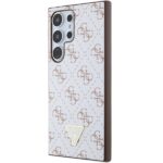 Guess GUHCS24LPG4GPH S24 Ultra S928 white hardcase 4G Triangle - imagine 2