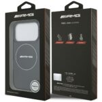 Case AMG Double Layer Transparent        Smocked MagSafe for iPhone 17 Pro black - imagine 8