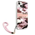 Guess GUHCP13SKCABPI iPhone 13 mini 5,4" pink hardcase Camo Strap Collection - imagine 4