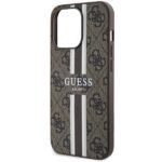 Guess GUHMP13XP4RPSW iPhone 13 Pro Max 6.7" brown hardcase 4G Printed Stripes MagSafe - imagine 6