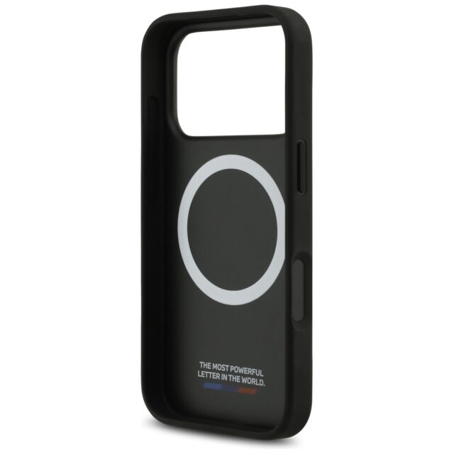 Case BMW M Carbon Tricolor Line MagSafe for iPhone 17 Pro black - imagine 7