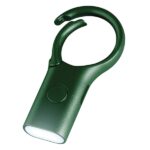 Lexon Nomaday Keychain with Flashlight dark green LL136DG1 - imagine 3