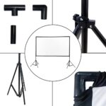 Extralink Foldable Projection Screen 72" PSF-72 | Foldable projection screen | 16:9, 160x90cm, white - imagine 2