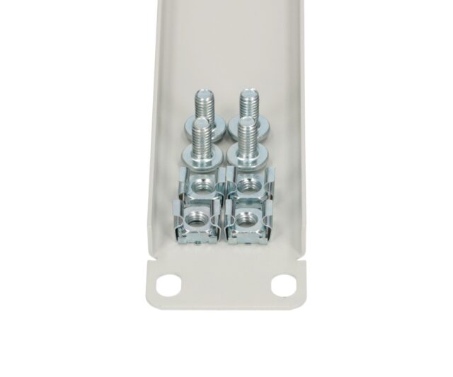 Extralink 1U 19" | Front Blank Panel | Gray - imagine 5