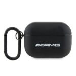 AMG AMAP2SLWK AirPods Pro 2 (2022/2023) cover black Leather with White Logo