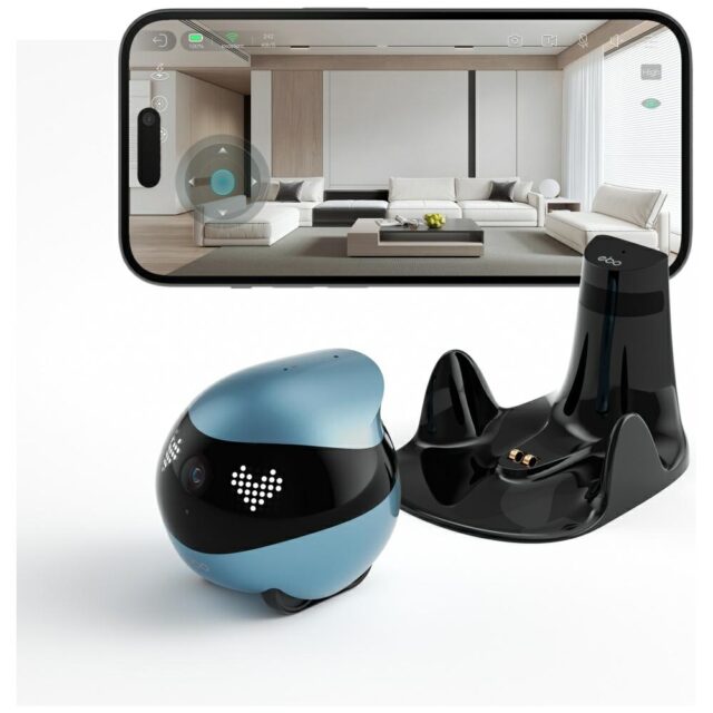 EBO AIR 2 - home monitoring robot (blue) - imagine 9