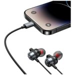 USAMS EP-48 Stereo Earphones USB-C tarnish - imagine 4