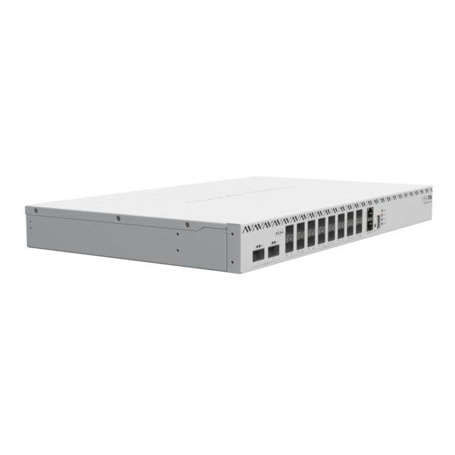 MikroTik CRS518-16XS-2XQ | Switch | Cloud Router Switch, 2x 100G QSFP28, 16x SFP28, 1x RJ45 100Mb/s - imagine 3
