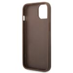 Guess GUHCP14M4GMGBR iPhone 14 Plus/ 15 Plus 6.7" brown hardcase 4G Big Metal Logo - imagine 7