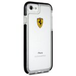 Ferrari Hardcase FEGLHCP7BK iPhone 7/8/SE 2020 / SE 2022 Shockproof transparent black - imagine 2