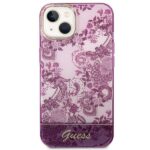 Guess GUHCP14SHGPLHF iPhone 14 / 15 / 13 6.1" fuschia hardcase Porcelain Collection - imagine 3