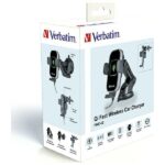 Car holder with wireless charger Verbatim FWC-02 15W Qi 49553 - imagine 3