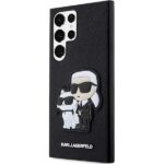 Karl Lagerfeld KLHCS23LSANKCPK S23 UltraS918 hardcase black Saffiano Karl & Choupette - imagine 2