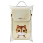 Nimmy phone bag khaki Big Eyed  Pet 2.0 Cat - imagine 9